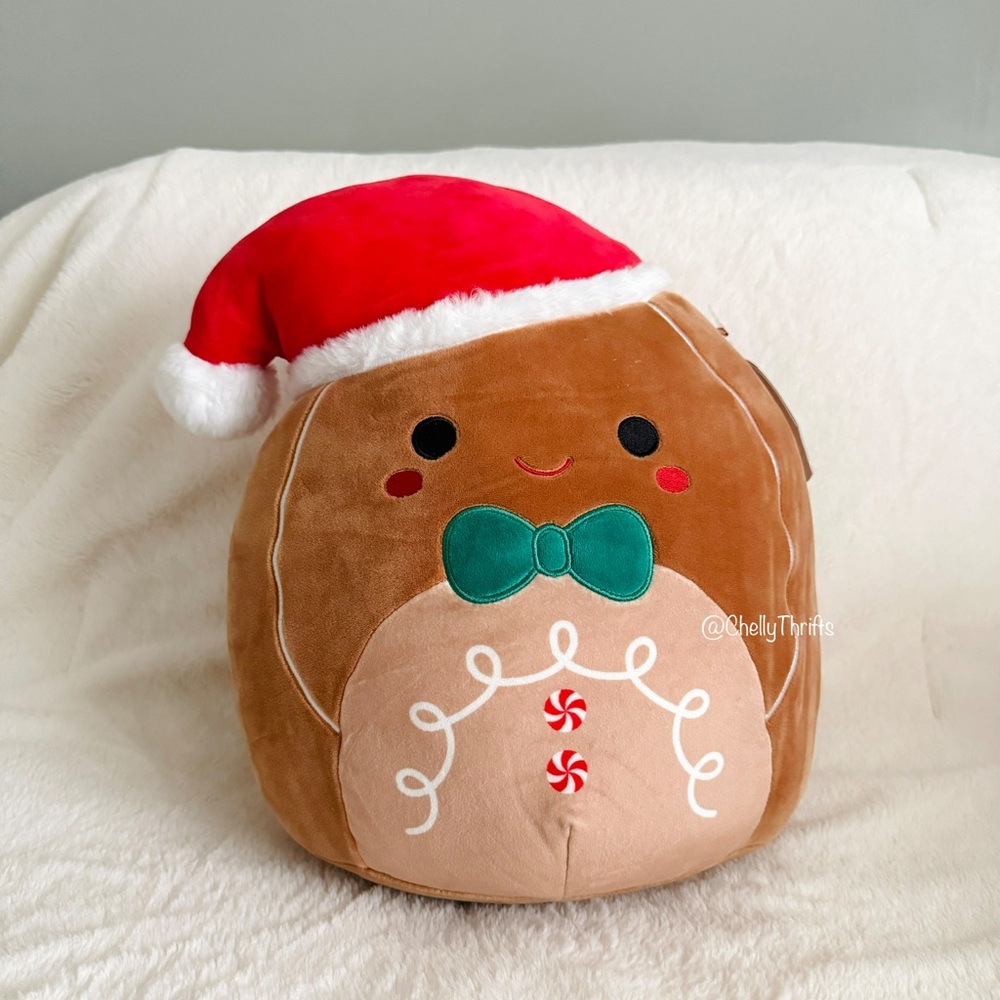 Squishmallow Jordan the Gingerbread Boy 12” * HOLIDAY EDITION